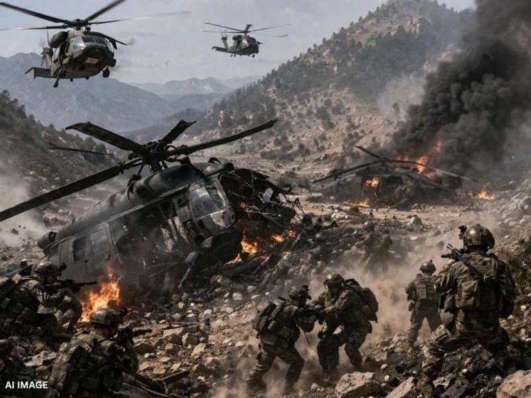 रेस्क्यू ऑपरेशन में फंस गए थे US फोर्स ! खुद के ही 2 हेलीकॉप्टर में किया धमाका, कैसे लौटे वापस?